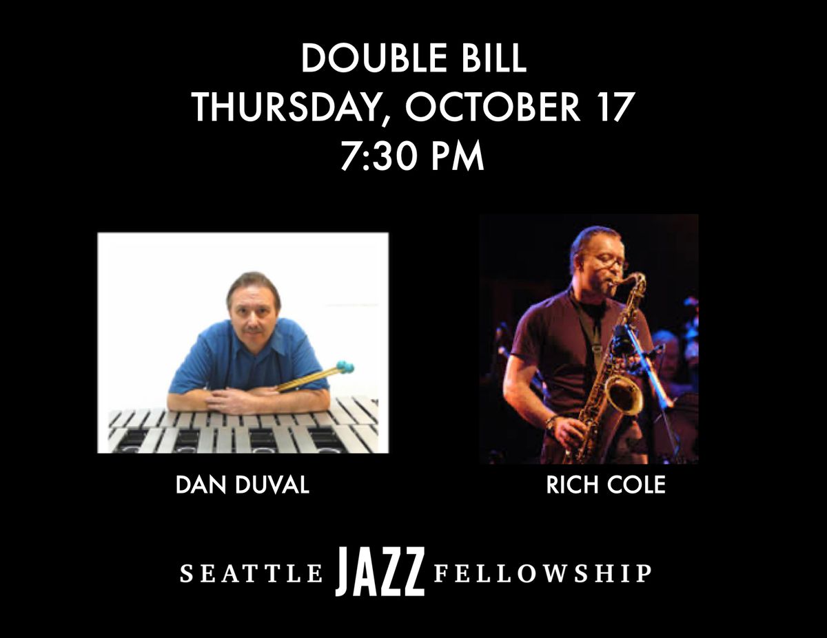 Double Bill: Dan Duval & Rich Cole