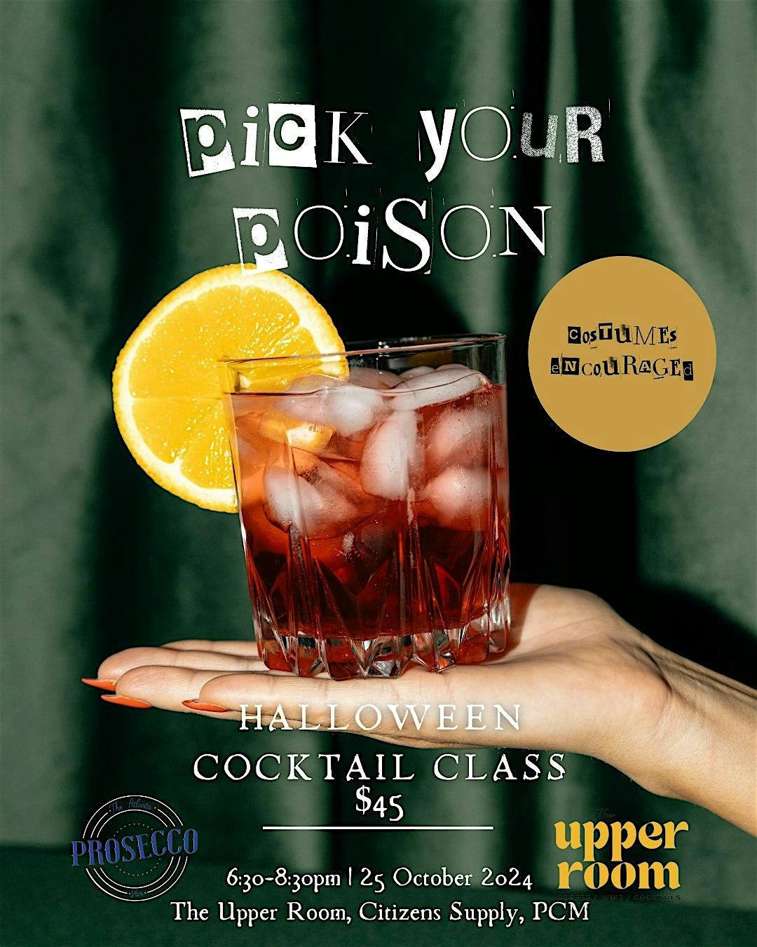 Pick Your Poison: Cocktail Class @ Upper Room (Ponce City Mkt)