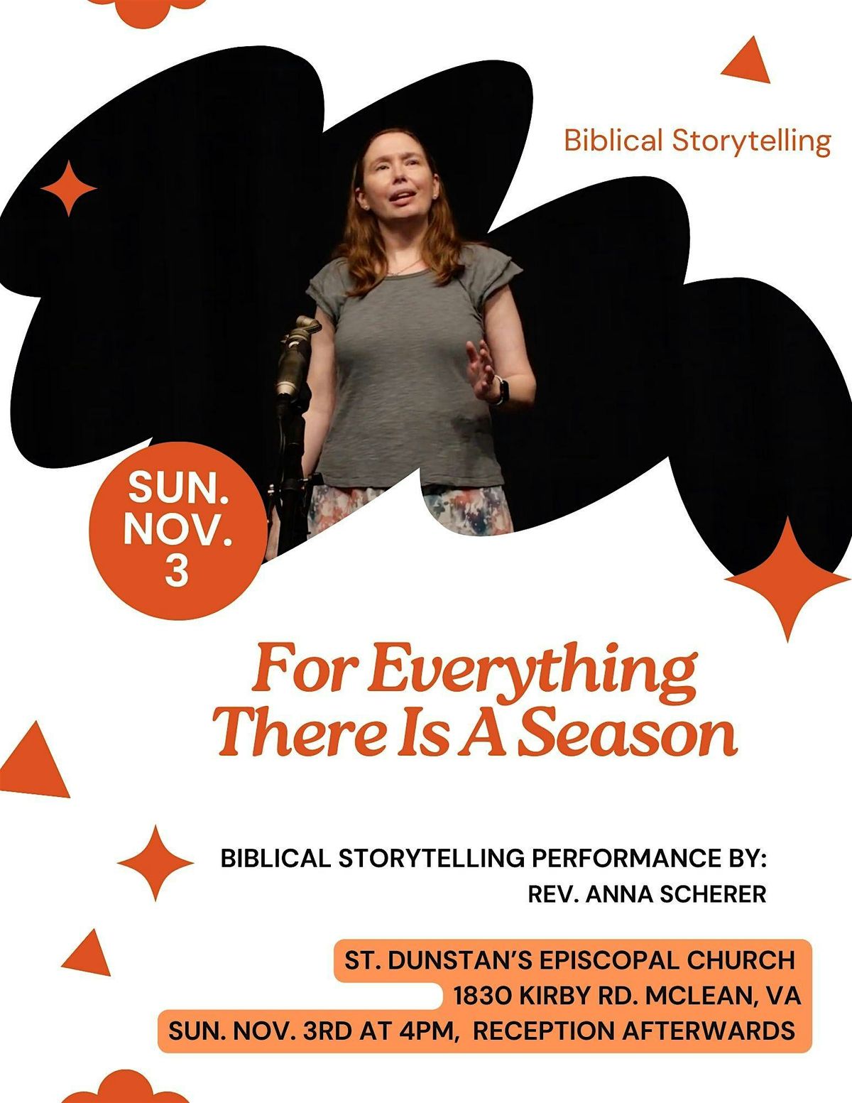 Biblical Storytelling Performance: For Everything There Is A Season