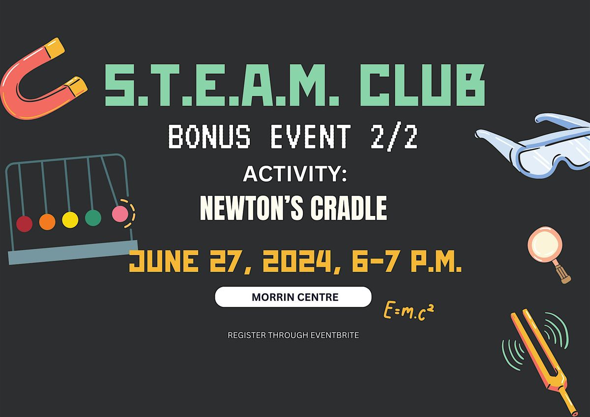 Bonus S.T.E.A.M. Club Activity: Making a Newton's Cradle