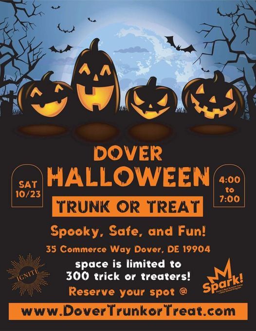 Dover Trunk or Treat, 35 Commerce Way, Dover, DE 199048228, United