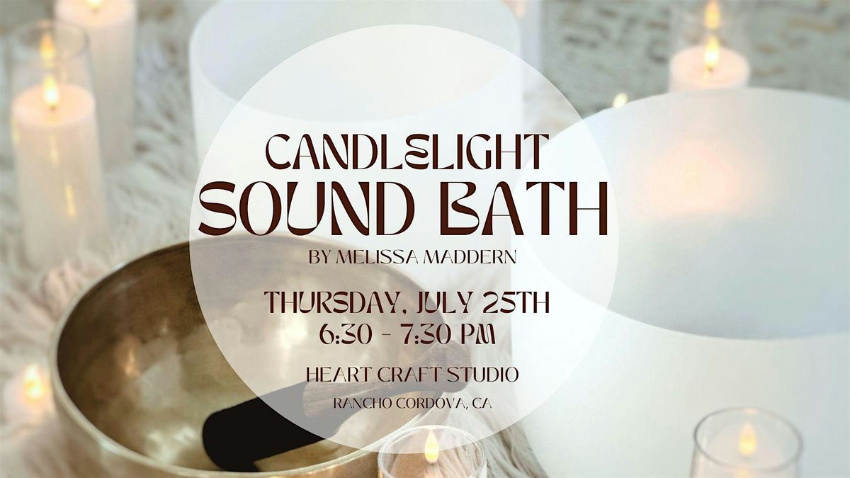 Candlelight Sound Bath - July