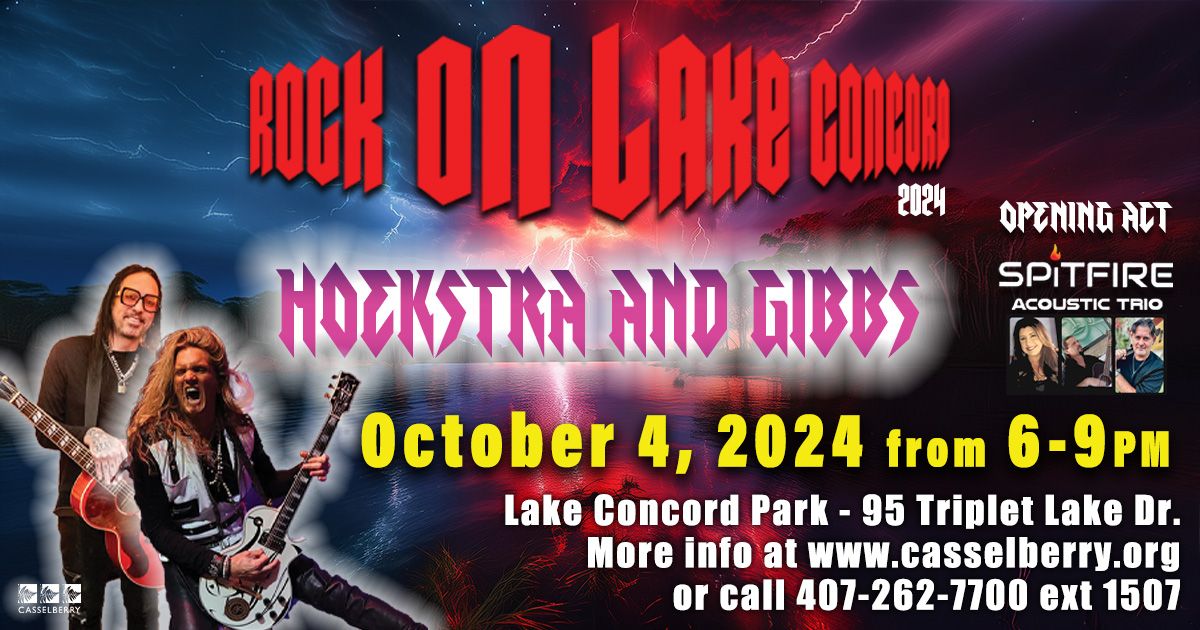 ROCK ON Lake Concord Featuring Hoekstra and Gibbs