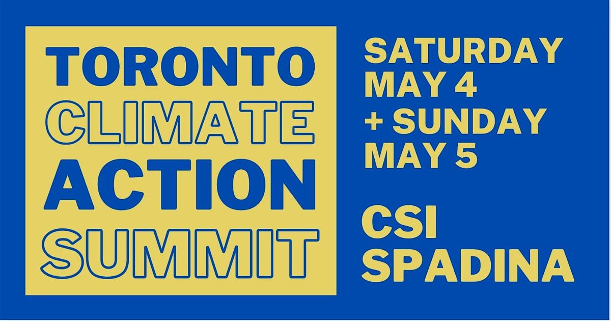 Toronto Climate Action Summit