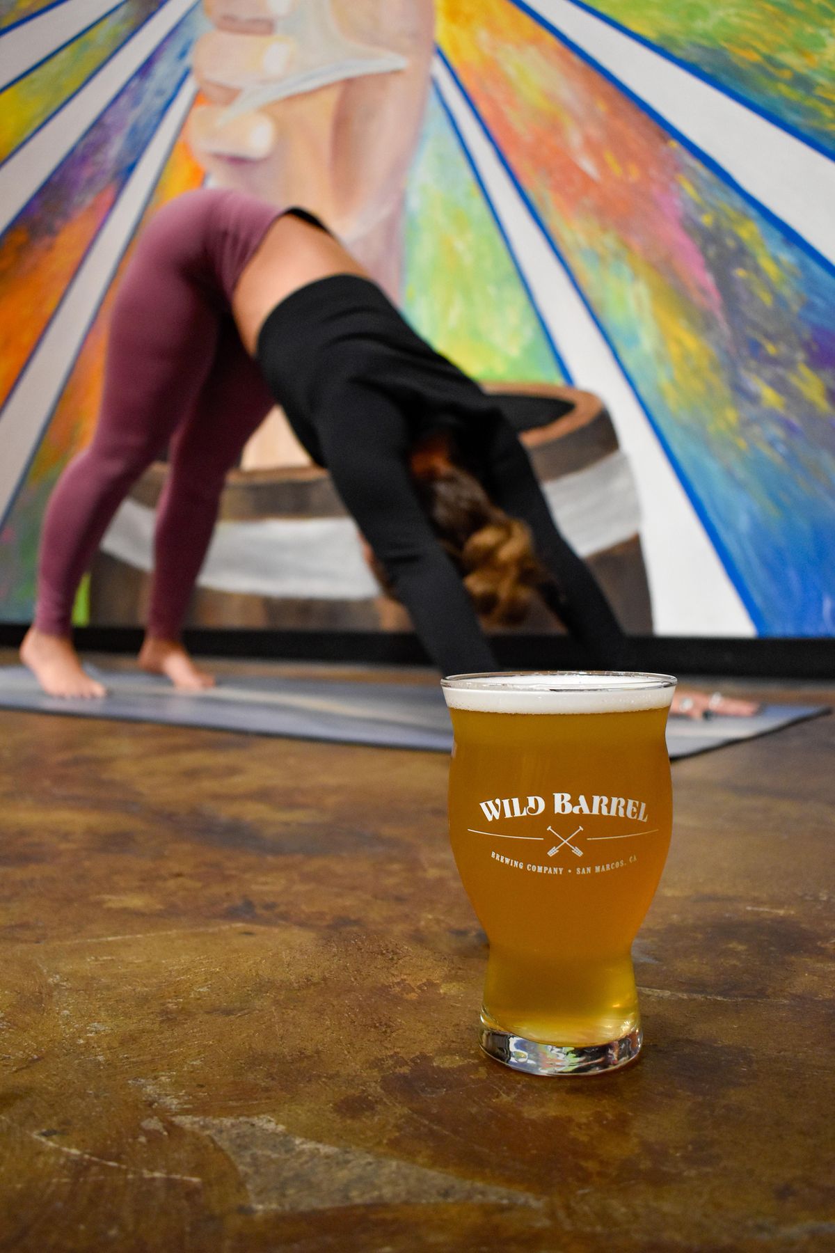 Namaste For a Beer, Wild Barrel Brewing Company, San Marcos, 11 March 2023