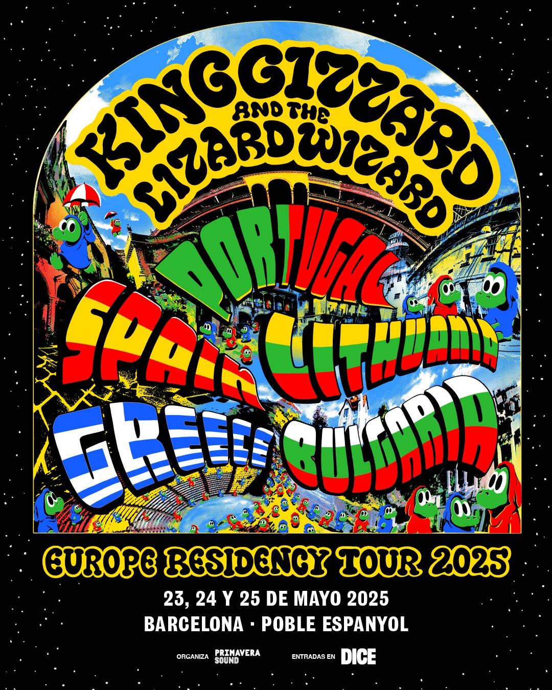 King Gizzard and the Lizard Wizard en Barcelona