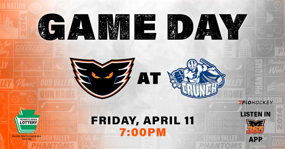 Parking Lehigh Valley Phantoms at Syracuse Crunch