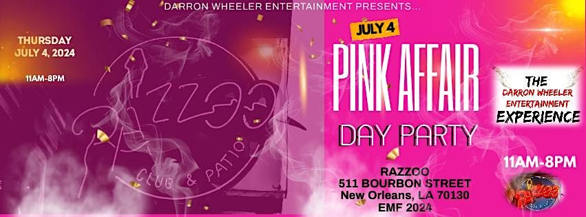 THE PINK Affair Breast Cancer Event 4th of July Weekend 2024