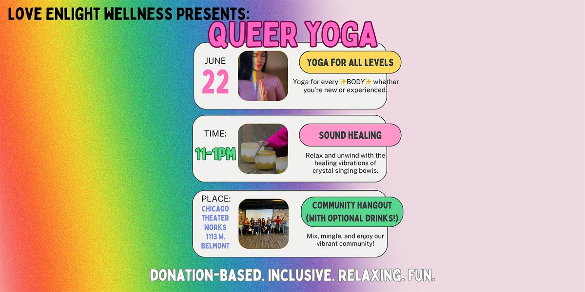 Donation-Based Queer Yoga, Sound Healing, and Community Hangout!