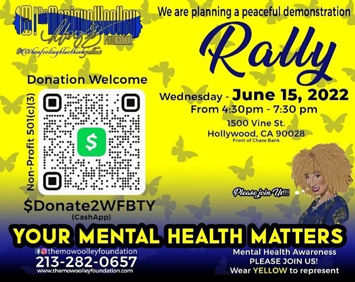 RALLY!  *A PEACEFUL DEMONSTRATION FOR MENTAL HEALTH AWARENESS