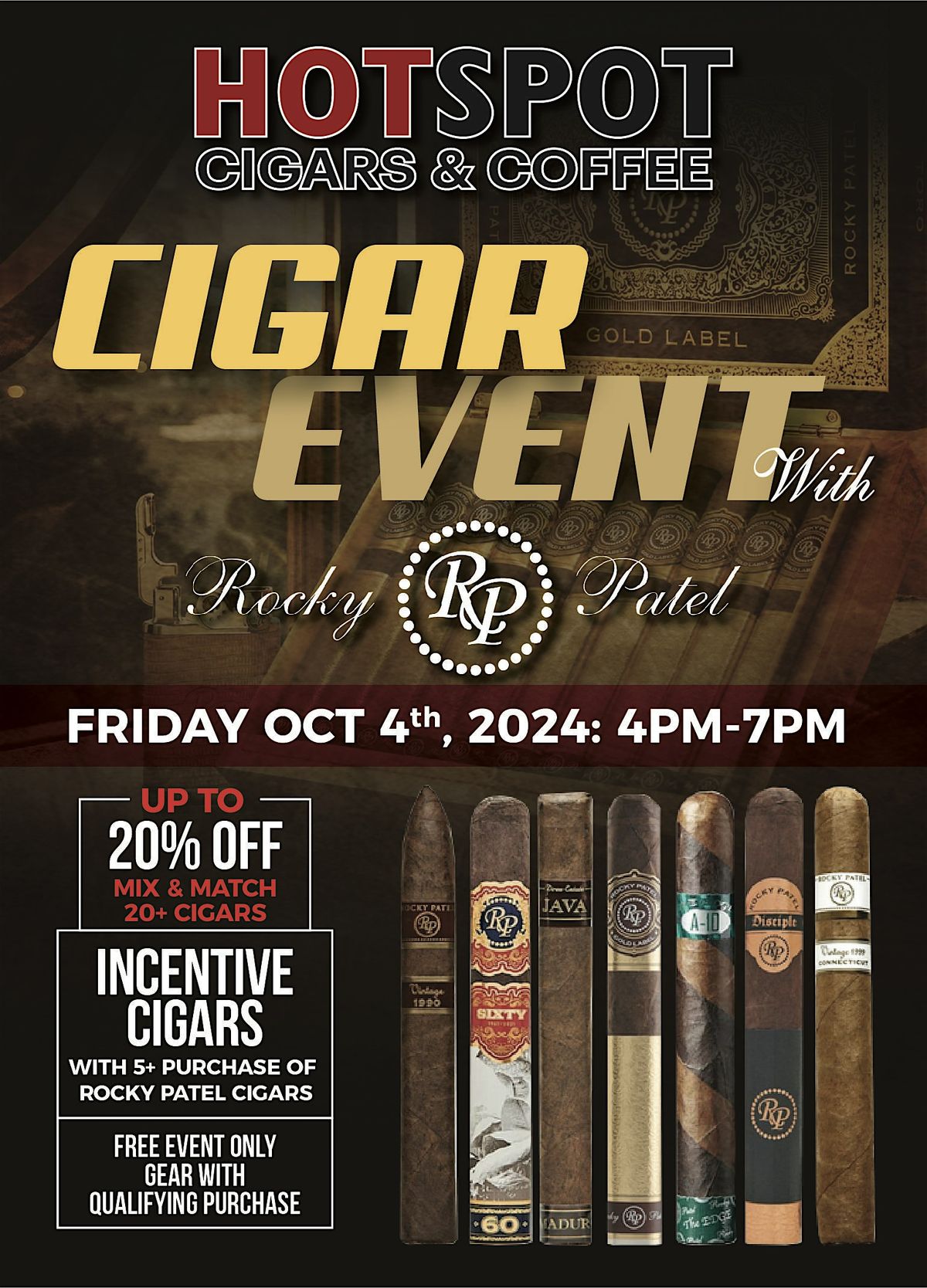 Cigar Event with Rocky Patel Cigar Company