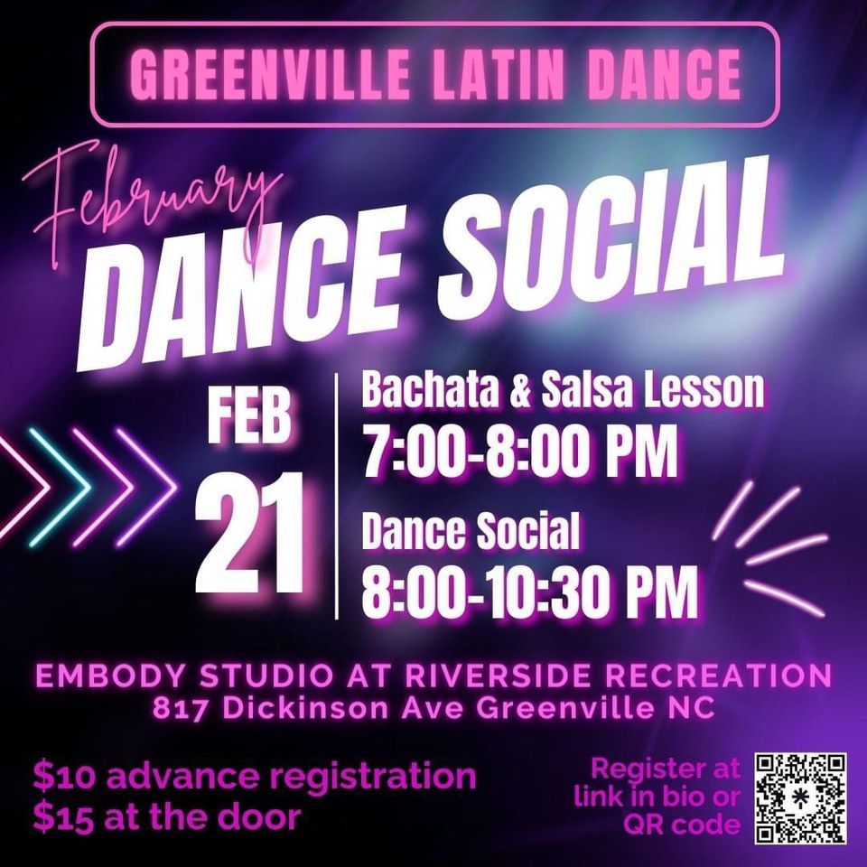 Greenville Latin dance February social