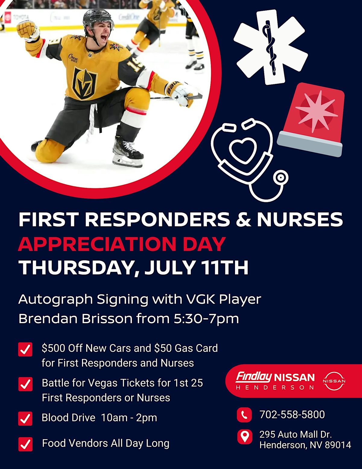 First Responders and Nurses Appreciation Day - Brendan Brisson Meet & Greet