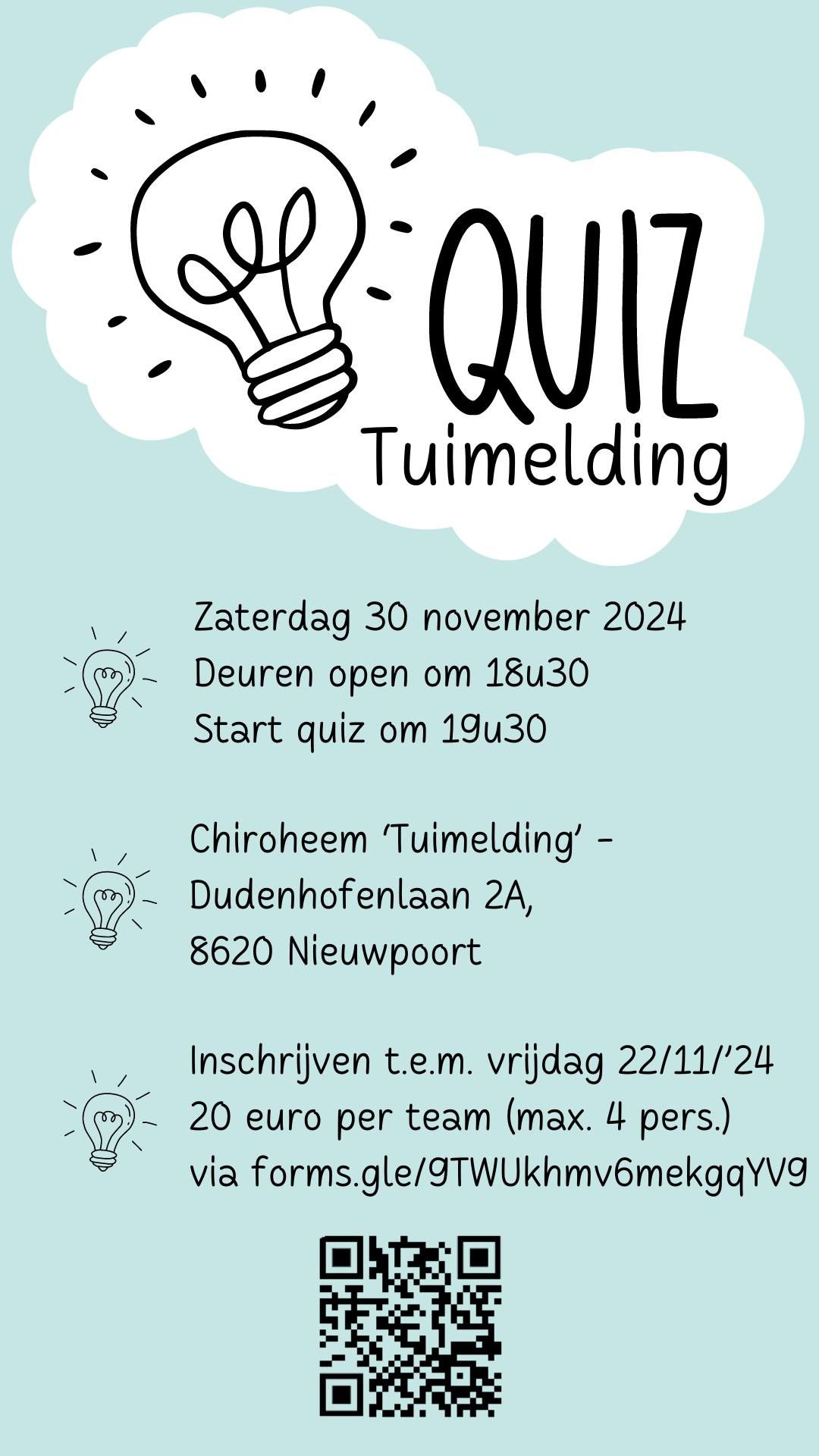 Quiz - VZW Tuimelding