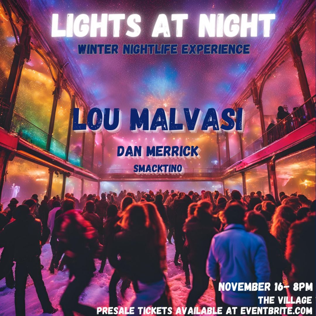 Lights At Night: Winter Nightlife Experience at the Village