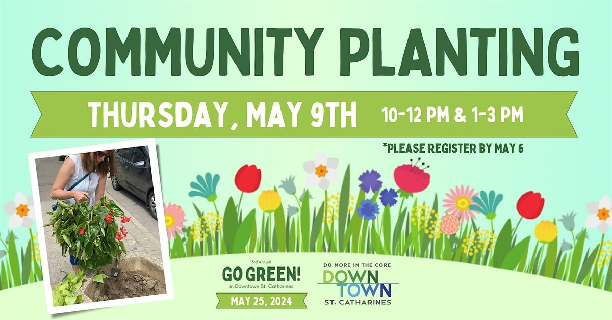 Downtown St. Catharines Community Planting