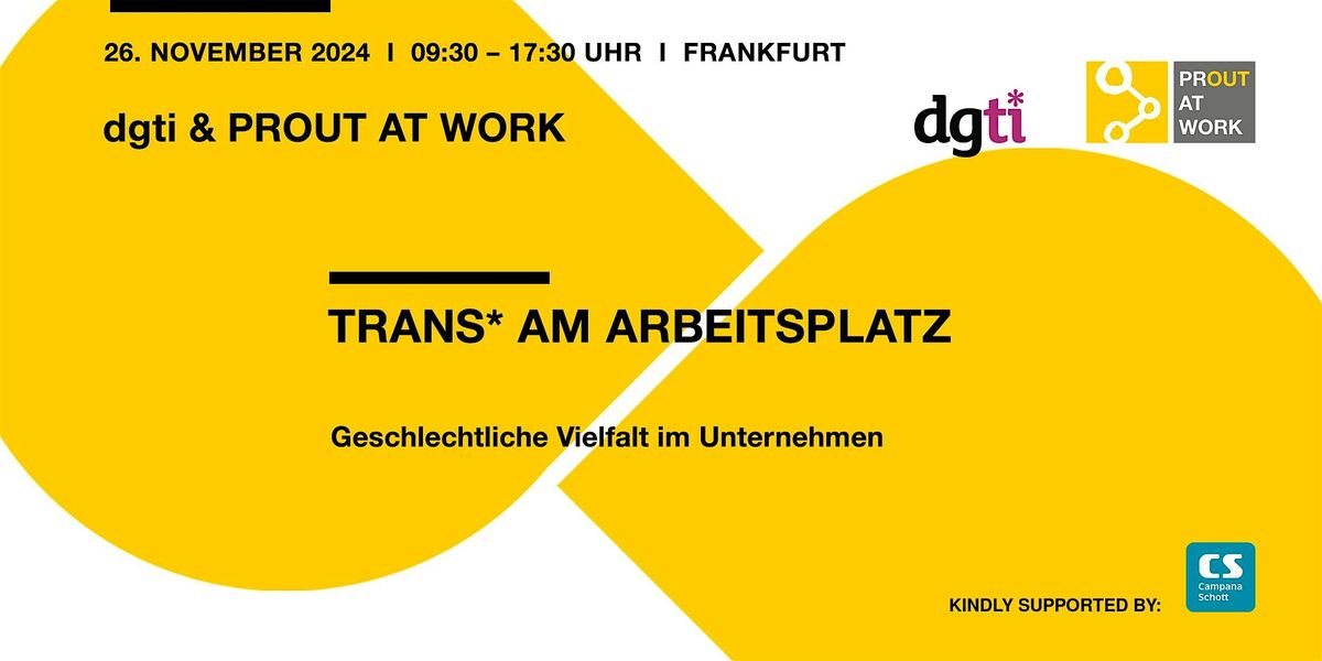 Trans* am Arbeitsplatz \u2013 Geschlechtliche Vielfalt im Unternehmen