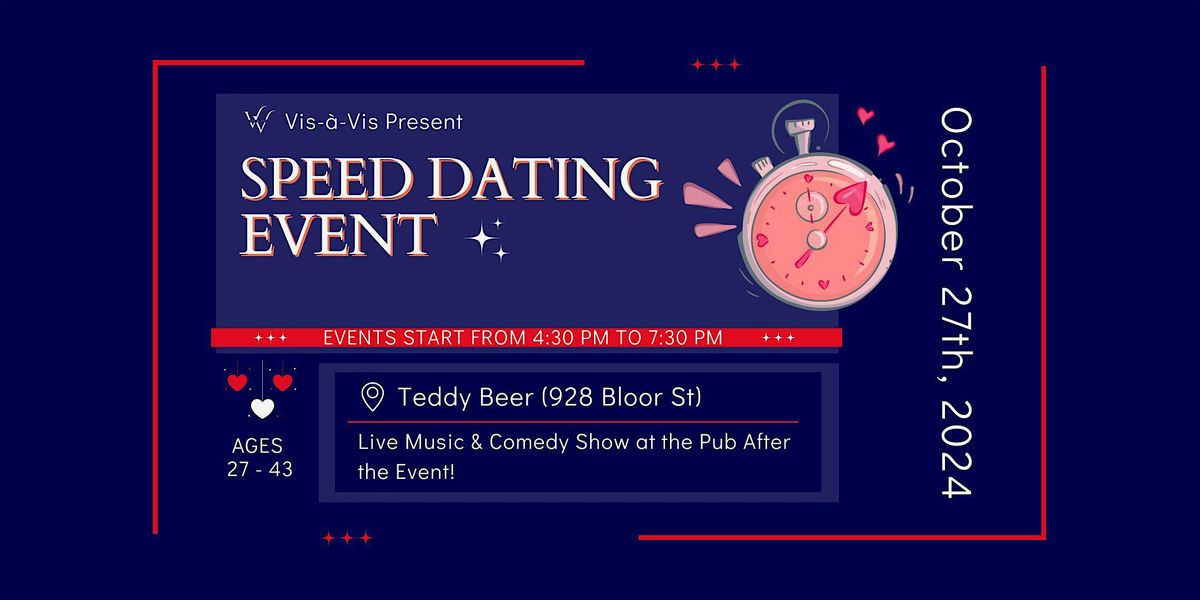 Toronto Speed Dating (Age 27-43)