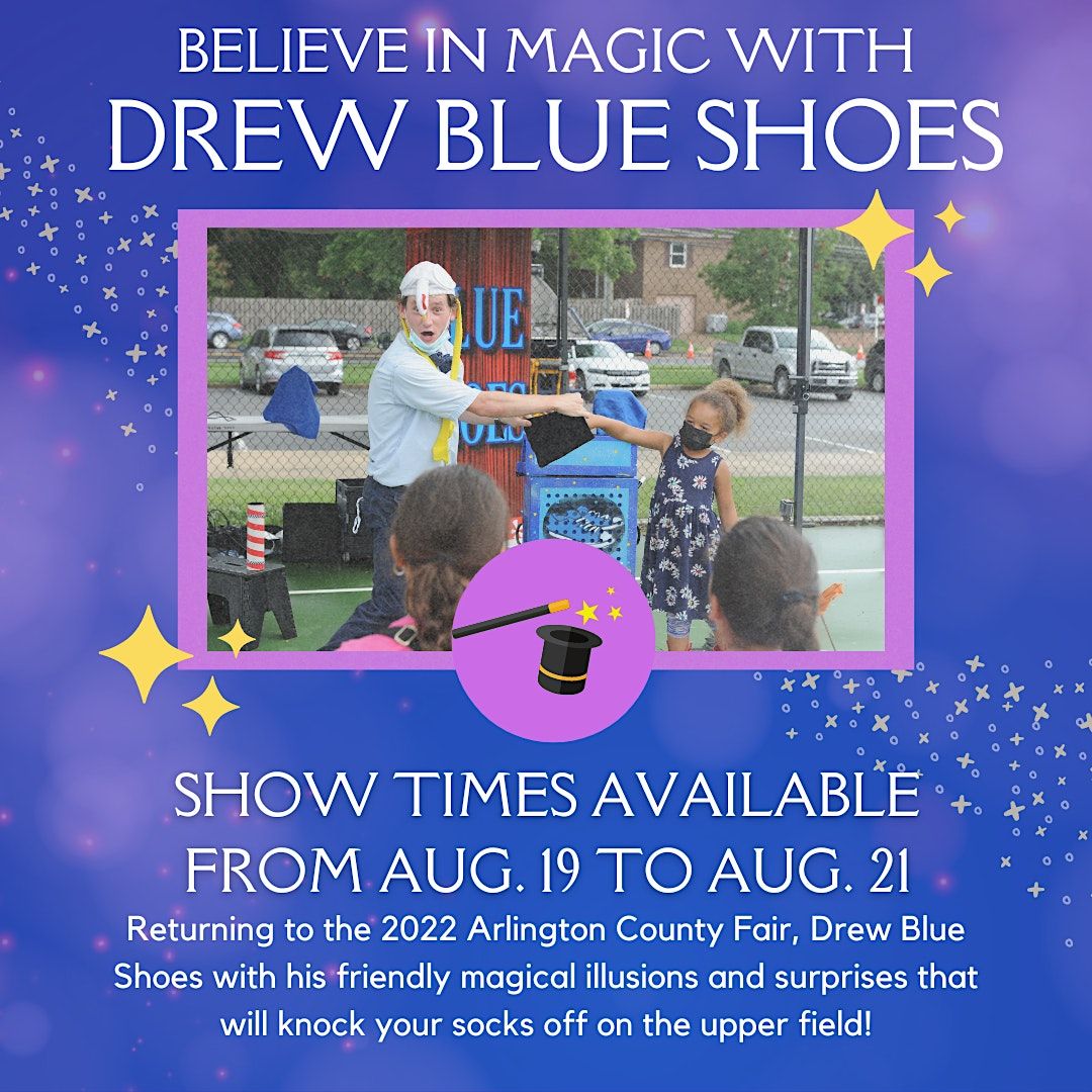 Drew Blue Shoes at the 2022 Arlington County Fair