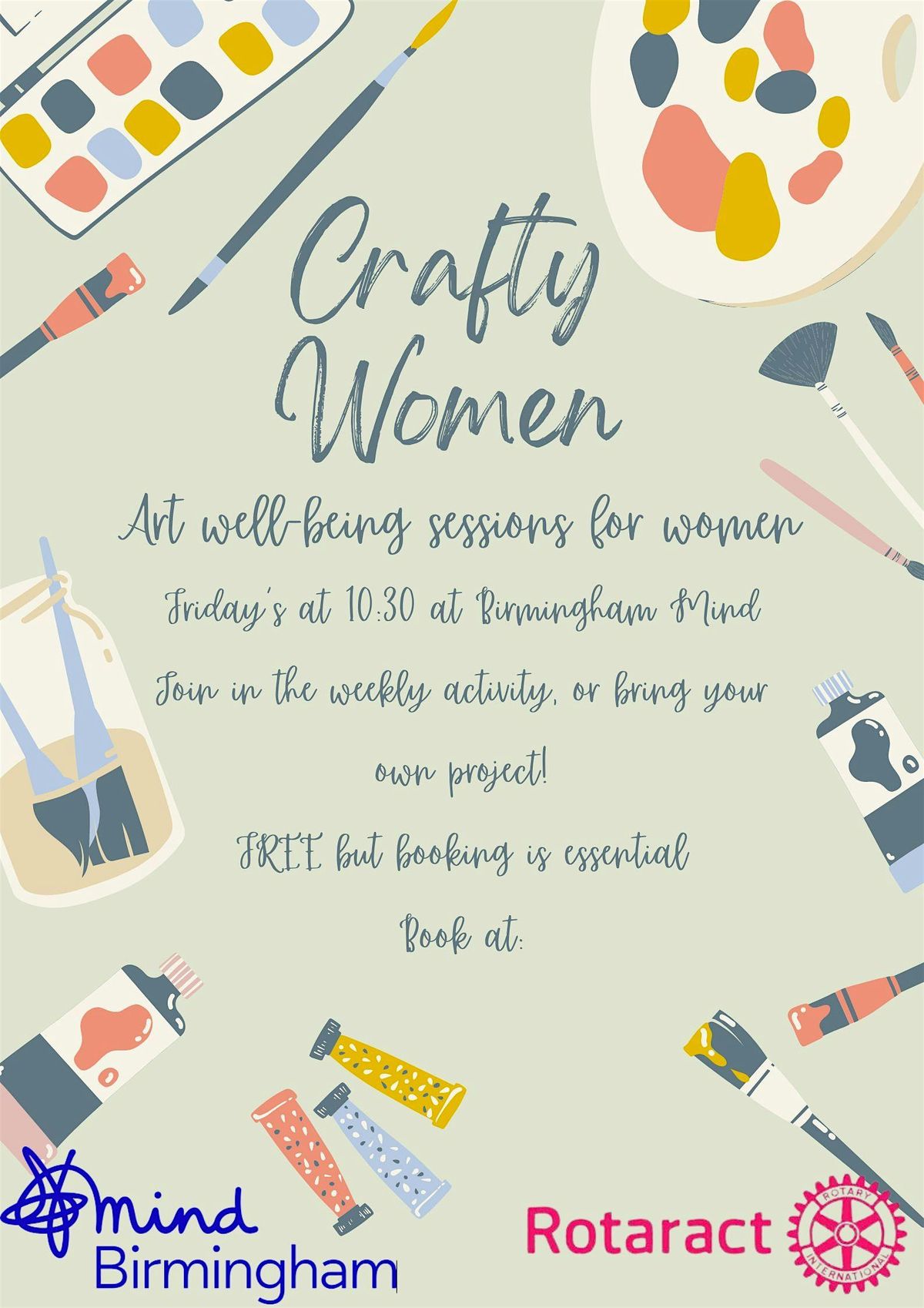 28th June- Crafty Women at Birmingham Mind