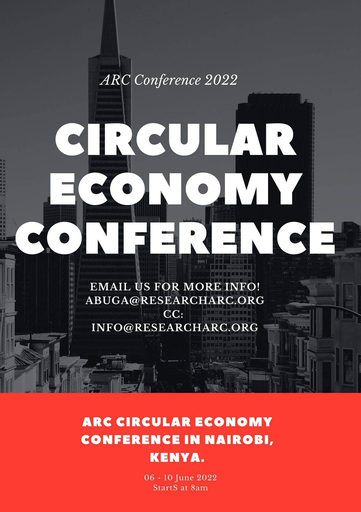 ARC Annual Circular Economy Conference, Hilton Nairobi, 6 June to 8 June