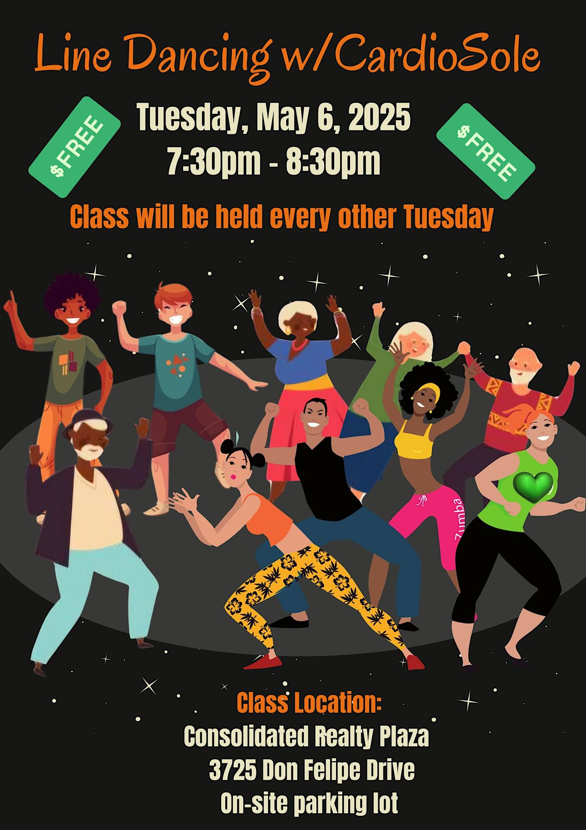 Line Dancing With Cardiosole (FREE)