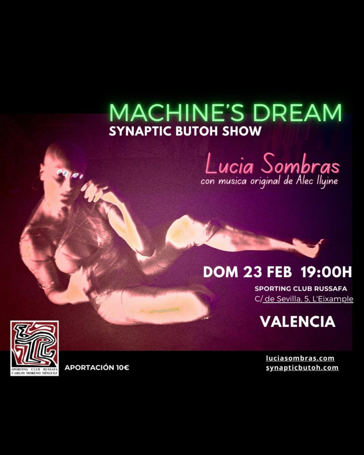 MACHINE\u2019S DREAM (butoh performance)