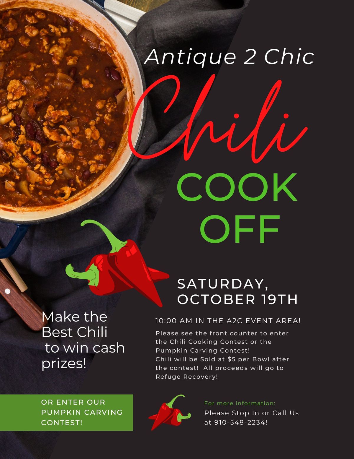 A2C Chili Cookoff & Pumpkin Carving Contest!