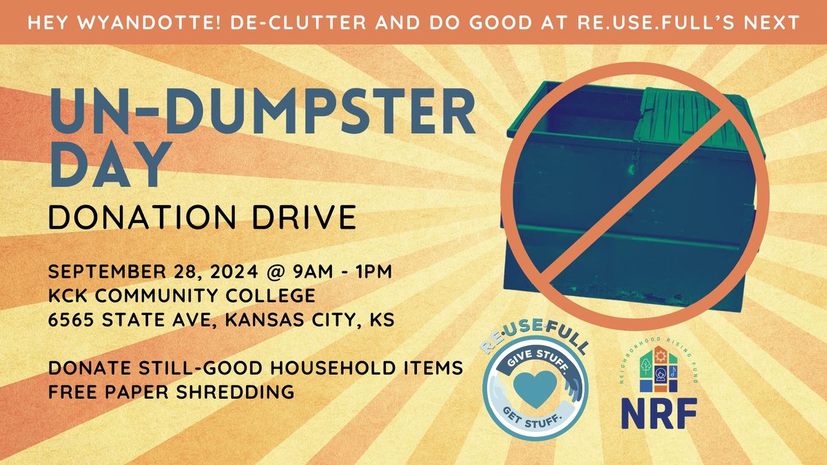 Un-Dumpster Day in KCK