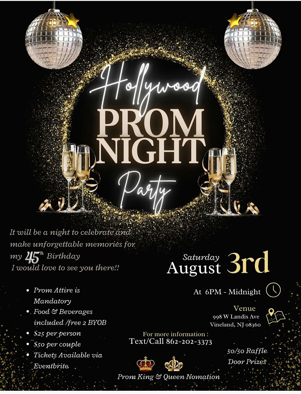 Hollywood Prom Night Party