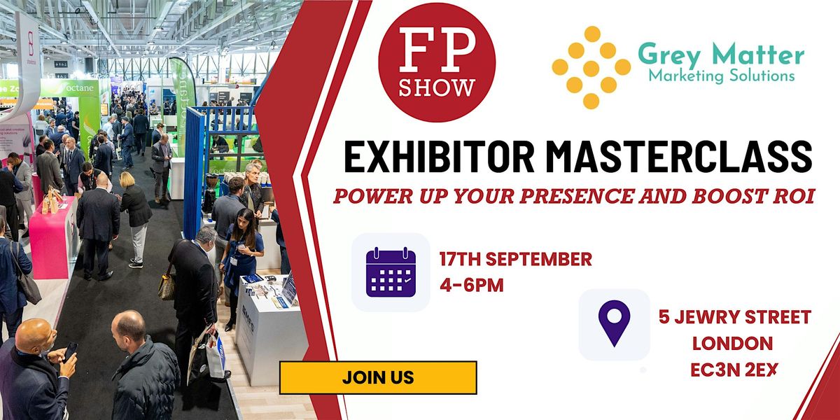 FP Show Exhibitor Masterclass