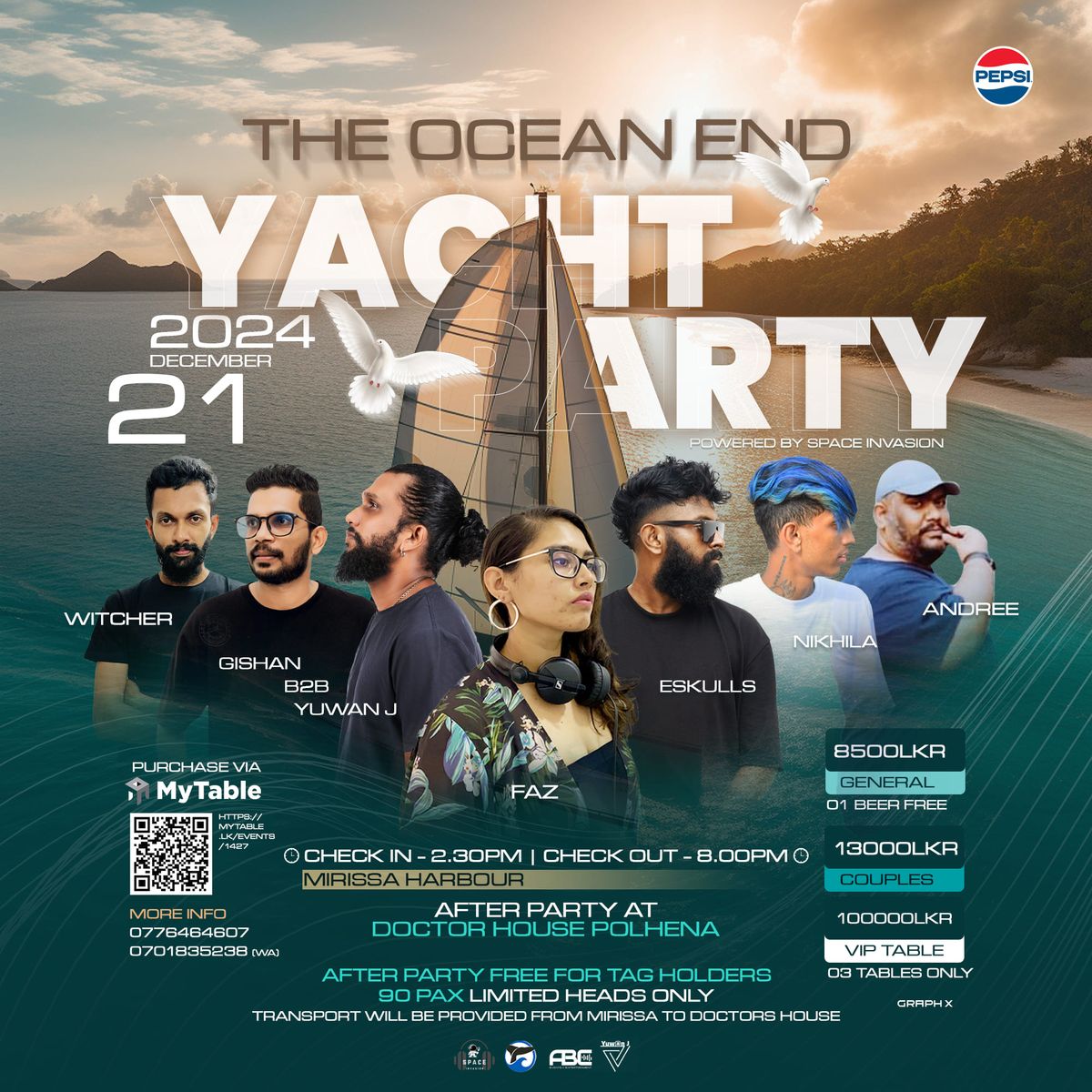 THE OCEAN END YACHT PARTY