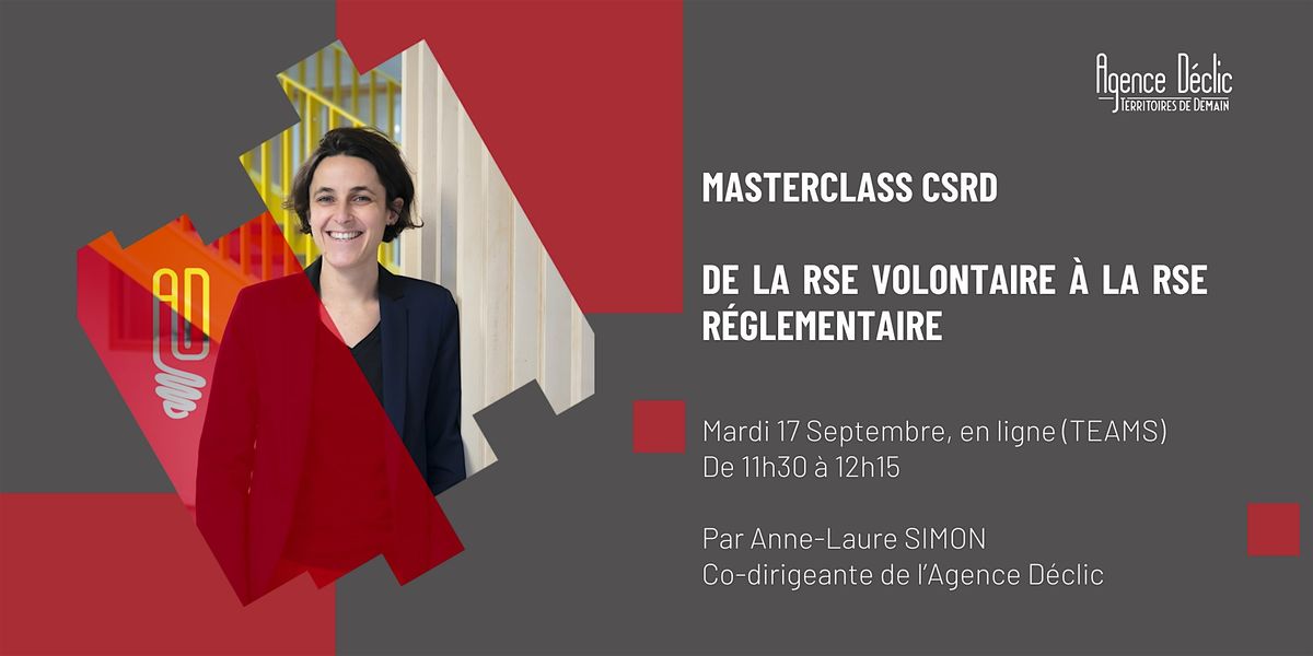 Masterclass CSRD par Anne-Laure Simon