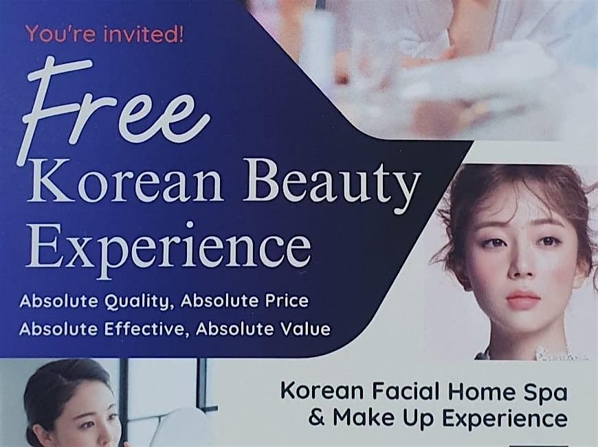 Free Korean Product Trial - Facial Demo