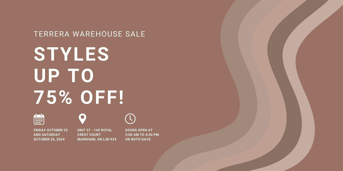 Terrera Warehouse Sale