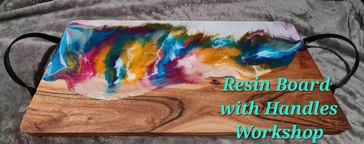 ONE DAY Resin Pouring Workshop: Unique Resin Serving Board