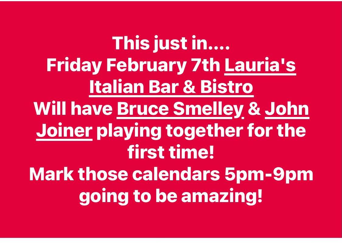 Lauria's Italian Bar with John Joiner Orange Beach, AL