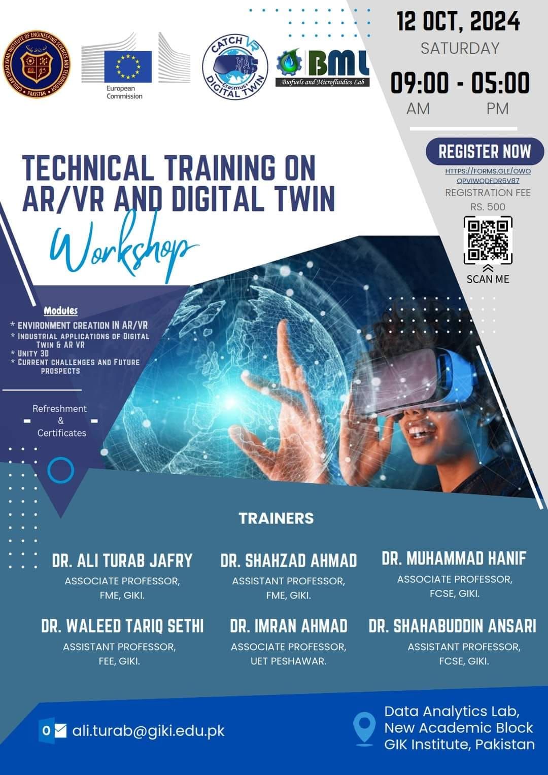 Workshop ~Technical Training on AR\/VR & Digital Twin