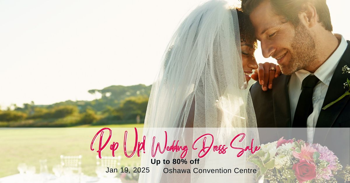 Oshawa Pop Up Wedding Dress Sale