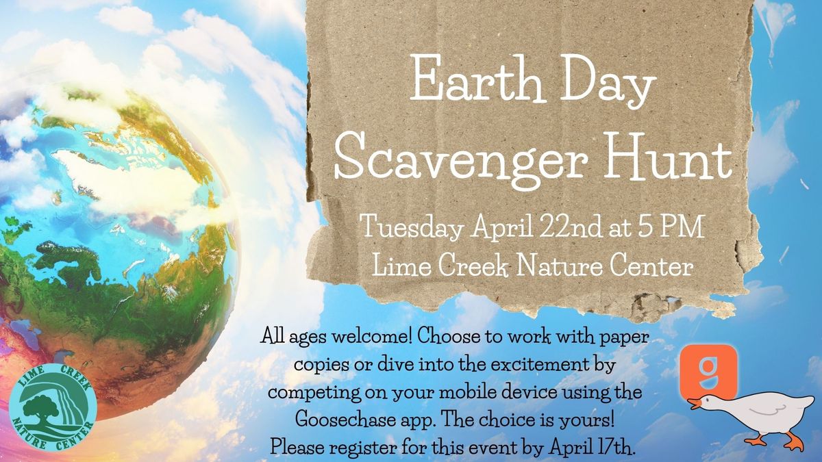 Earth Day Scavenger Hunt