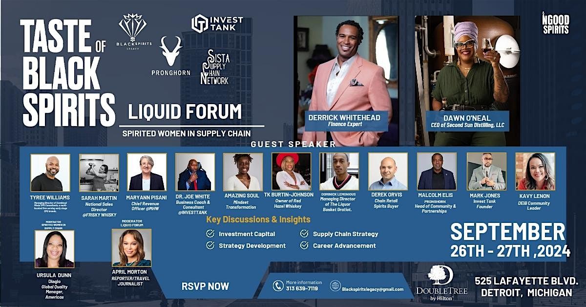 Liquid Forum: Taste of Black Spirits Speaker Series