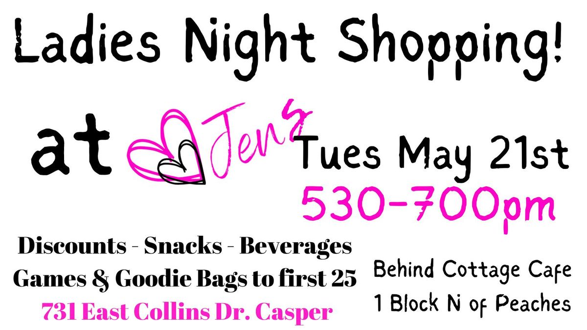 Ladies Night out Shopping at Jens
