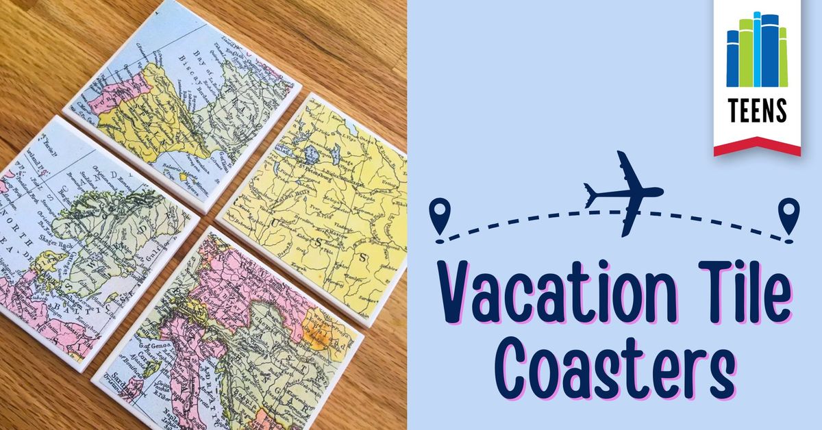 Vacation Tile Coasters 