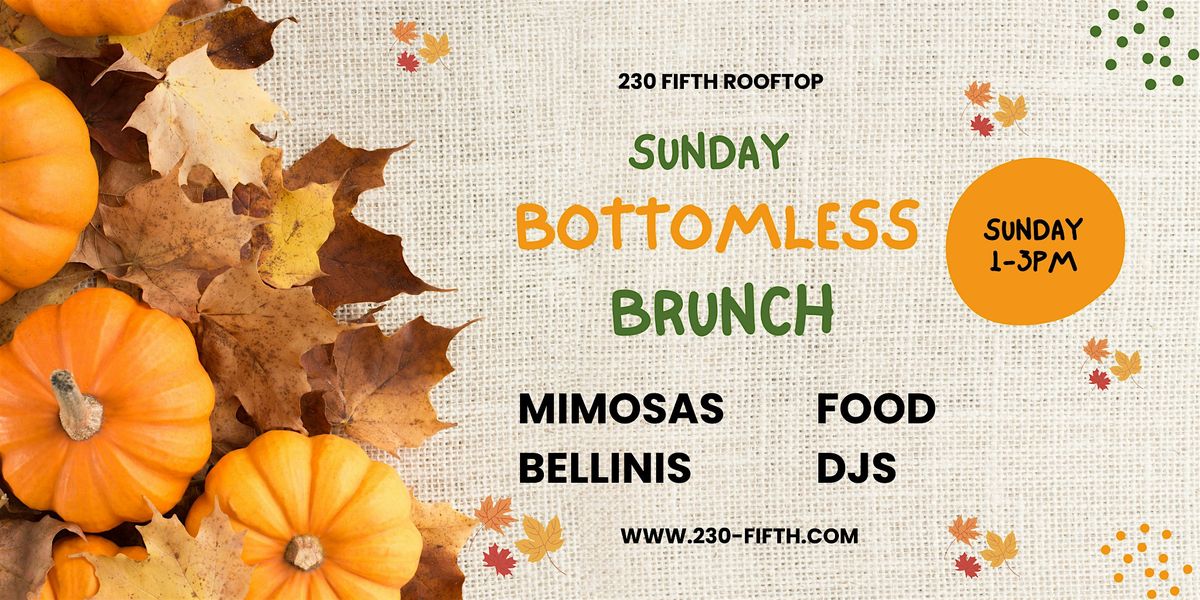 SUNDAY Bottomless Brunch @230 Fifth Rooftop