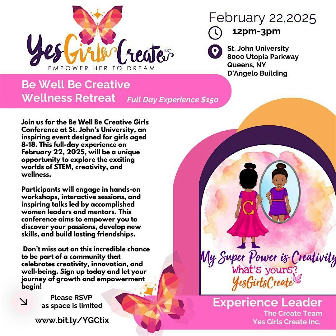 YGC Be Well Be Creative GIrls Conference