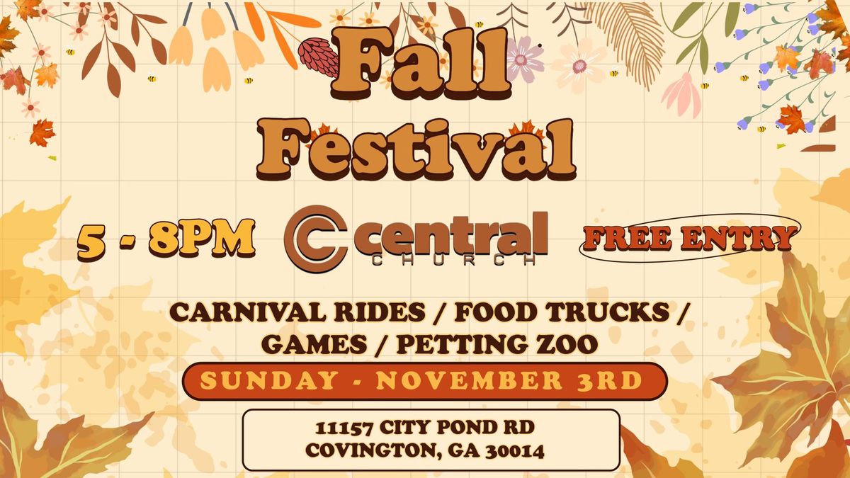 FALL FESTIVAL AT CENTRAL CHURCH