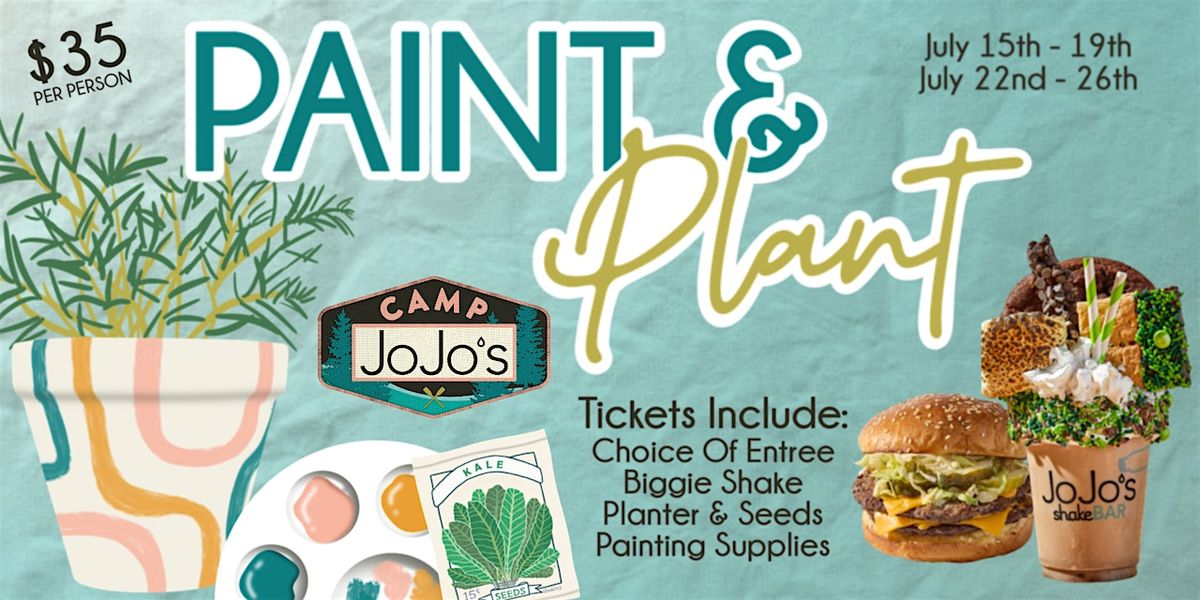 Paint & Plant at Camp JoJo\u2019s Chicago!
