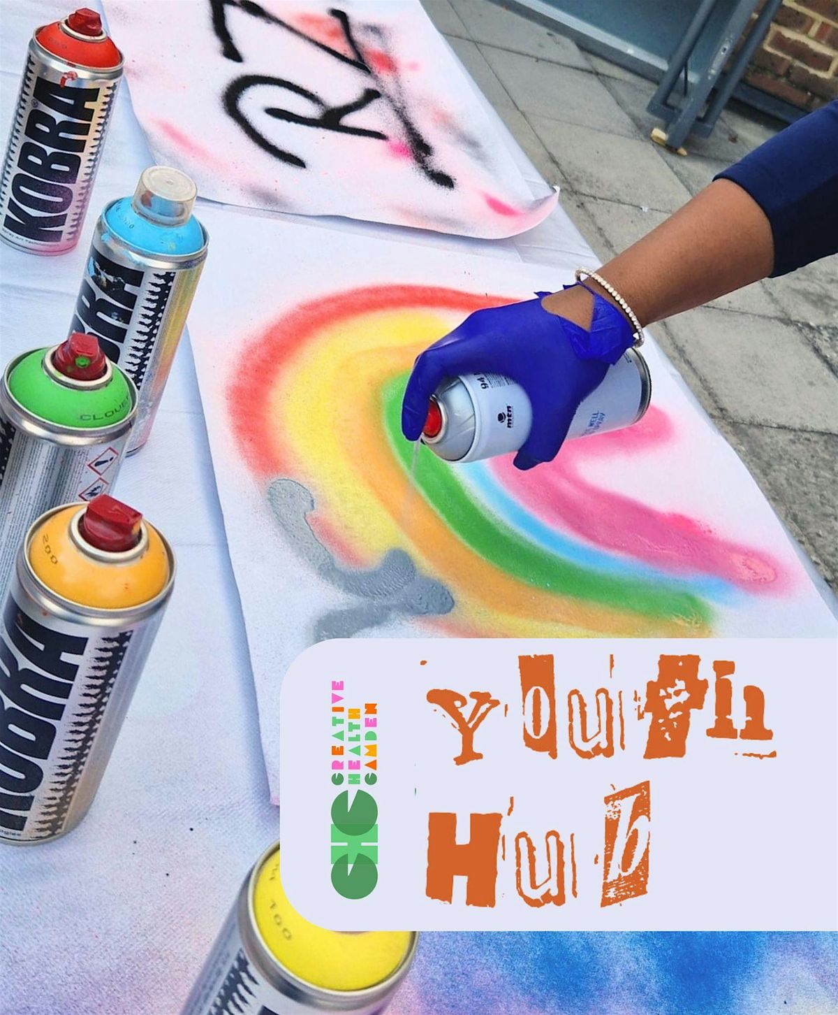 CHC Youth Hub - SPRAY PAINTING taster at the Youth Hub, Creative Health ...