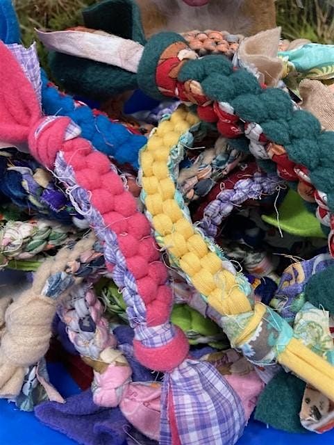 Community Creative Reuse Craft Nite: Dog Toys and scrap fabric projects