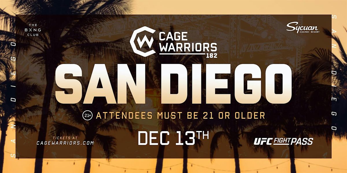 Cage Warriors 182: San Diego